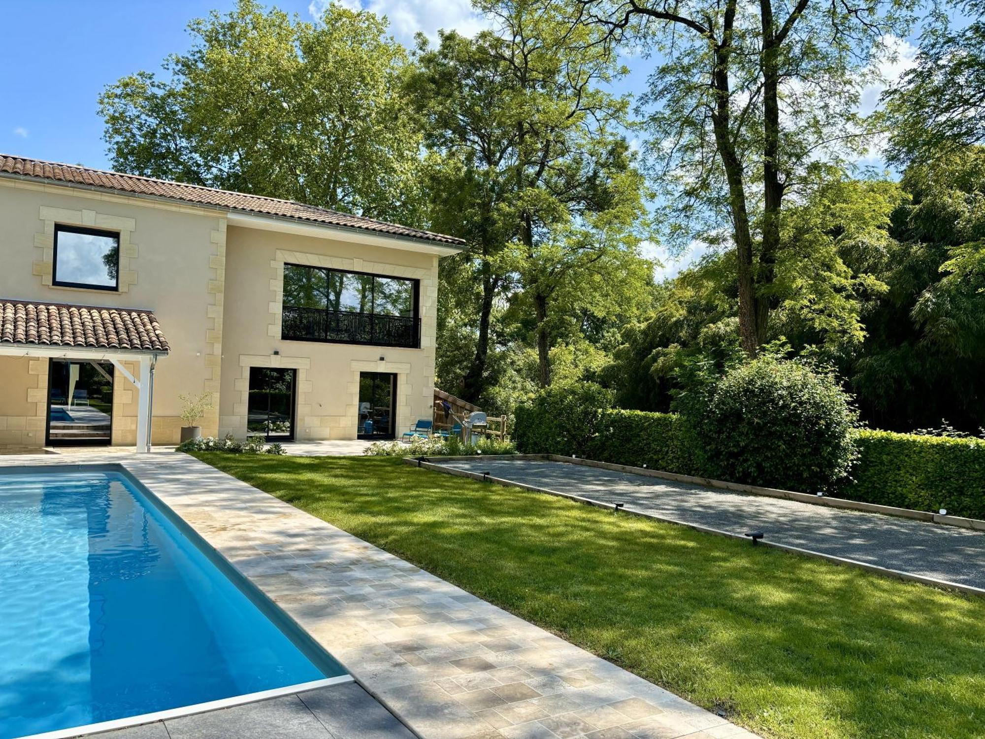 La Maison L'Eperon, Stylish 5 Star Villa Surrounded By Vineyard Near Saint Emilion Verac Bagian luar foto